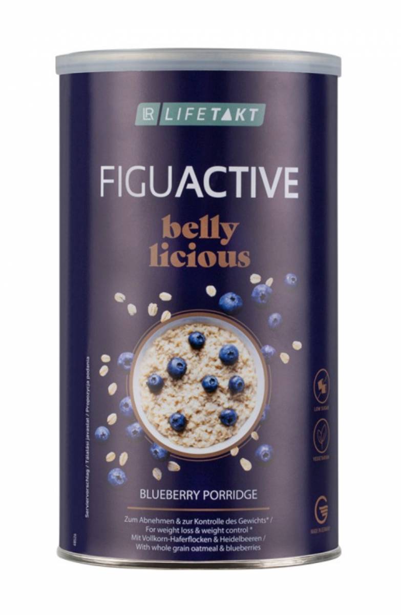 Porridge aux myrtilles LR LIFETAKT Figu Active Bellylicious
