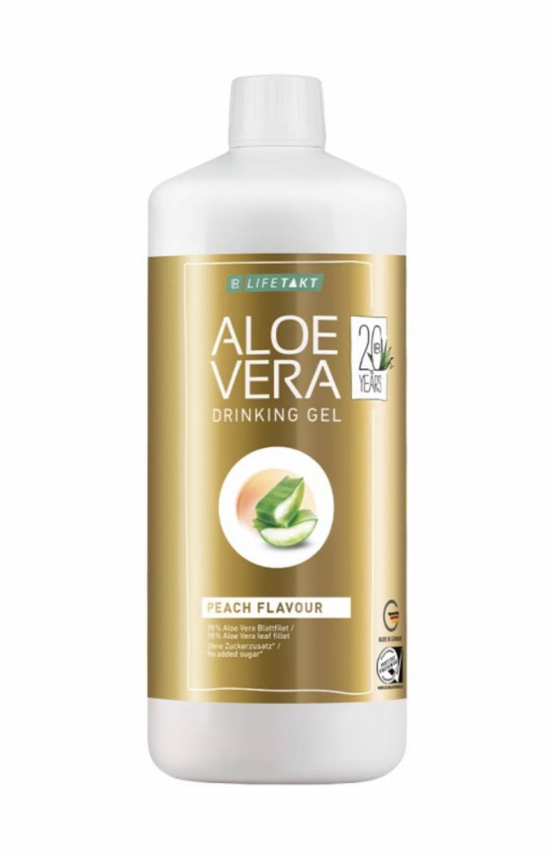 LR Lifetakt Aloe Vera Drinking Gel pêche